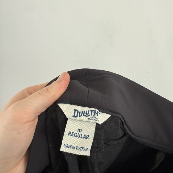Duluth Flexpedition Pull On Skinny Pants Black Hiking Travel Gorpcore Womens 10 - Picture 7 of 9